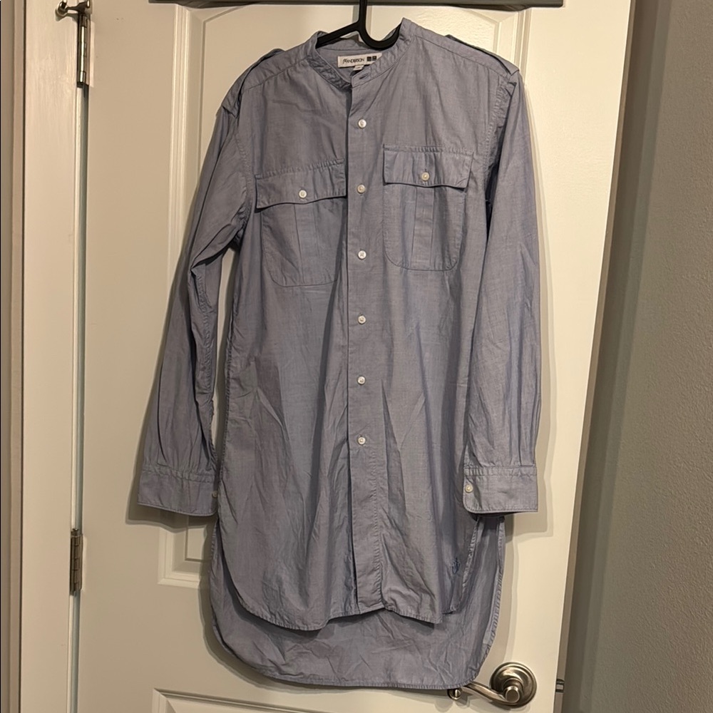 Uniqlo x JW Anderson Light Blue Button-Up Shirt Dress
